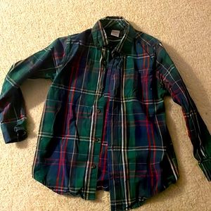 Gymboree holiday button down polo shirt